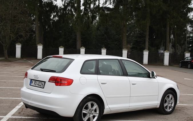 Audi A3 cena 31900 przebieg: 162700, rok produkcji 2010 z Jarocin małe 254